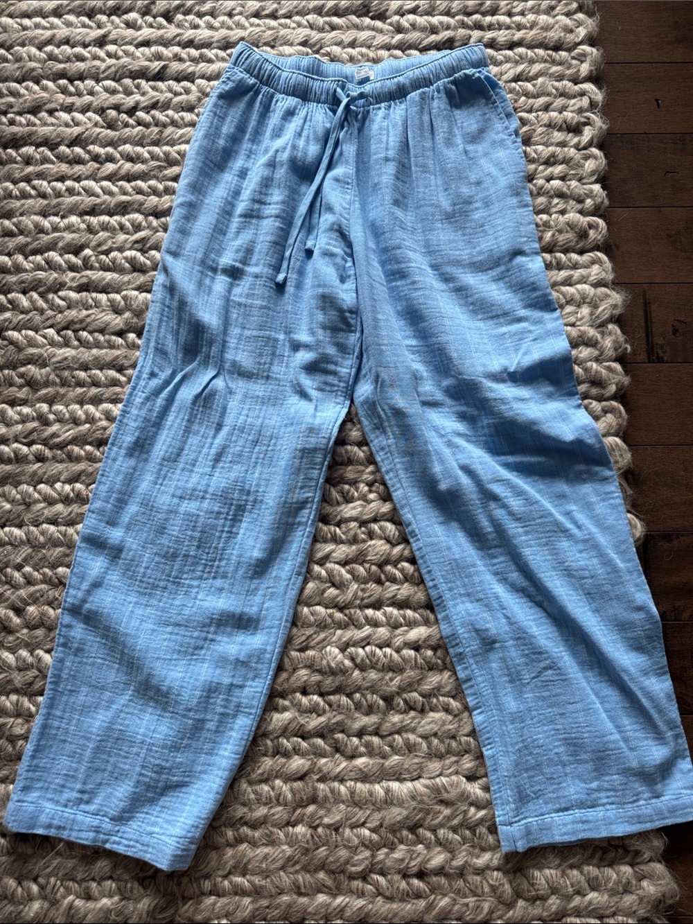 Aritzia Little Moon Linen Drawstring Wide-Leg Women's Pants